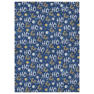 Dalyn Rug Company Wonderland WN18 5" x 7"6" Navy Indoor/Outdoor Area Rug, , large
