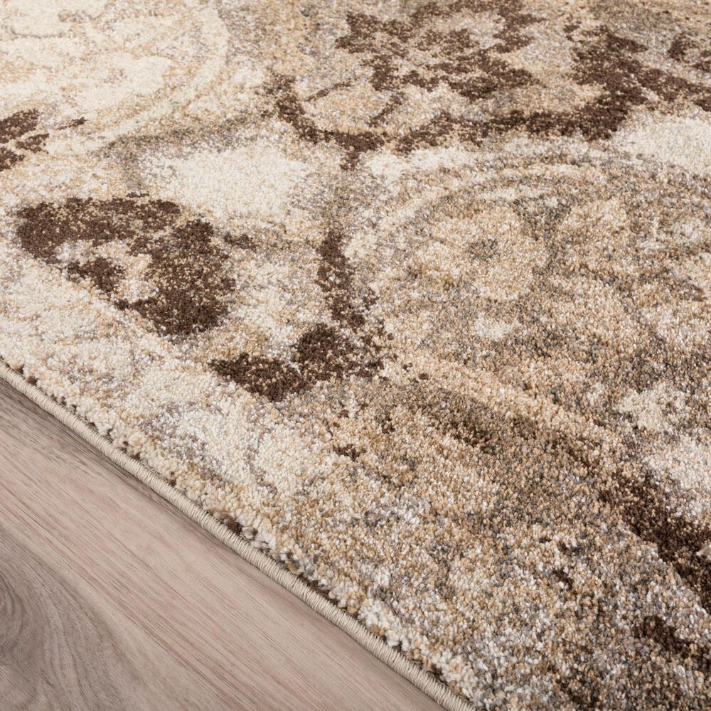 Dalyn Rug Company Antigua AN10 Mocha 9'5" x 13'2" Area Rug, , large