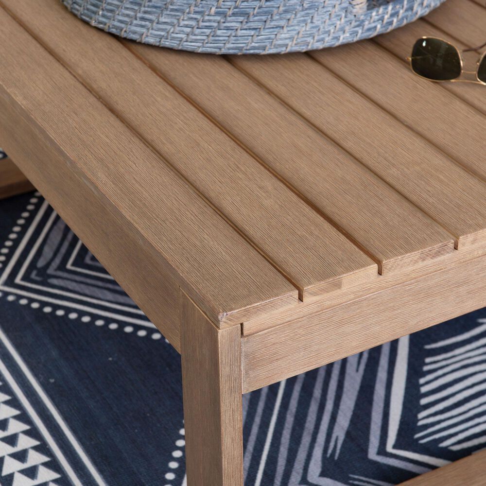 Linon Home Decor Silas Coffee Table in Natural, , large