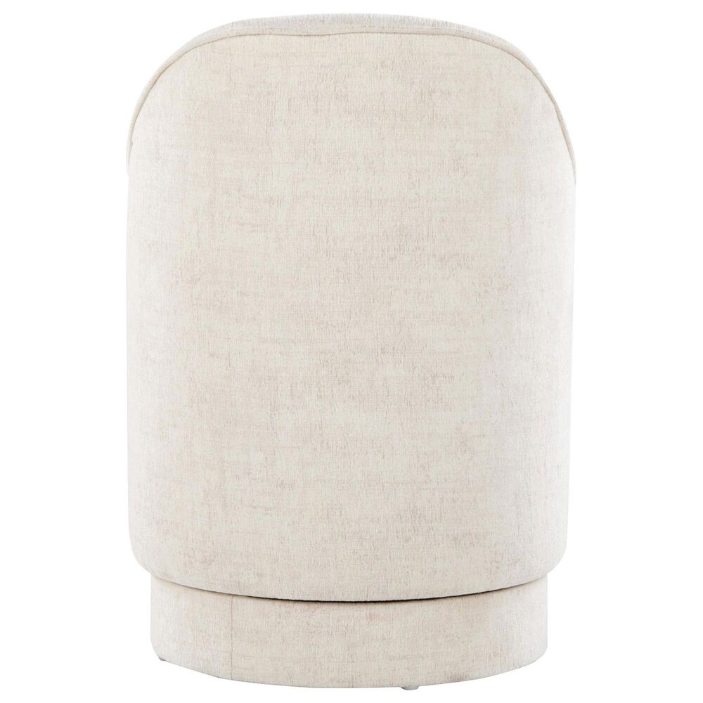 Lumisource Marla Upholstered Vanity Stool in Cream, , large