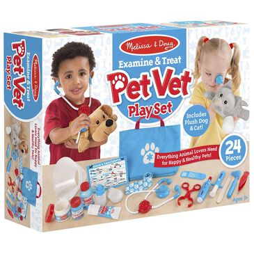 Melissa & Doug Examine and Treat Pet Vet Play Set, , large