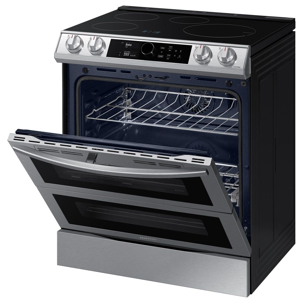 Samsung 6.3 Cu. Ft. Slide-In Dual Door Induction Range with Wi-Fi and Air Fry in Stainless Steel, , large