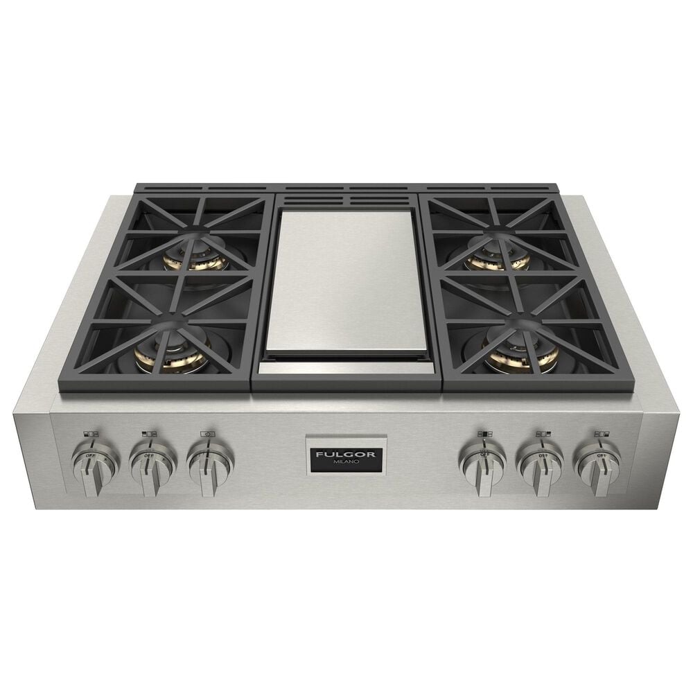 Fulgor Milano 36&quot; Gas Rangetop with 4 Sealed Burners in Stainless Steel, , large