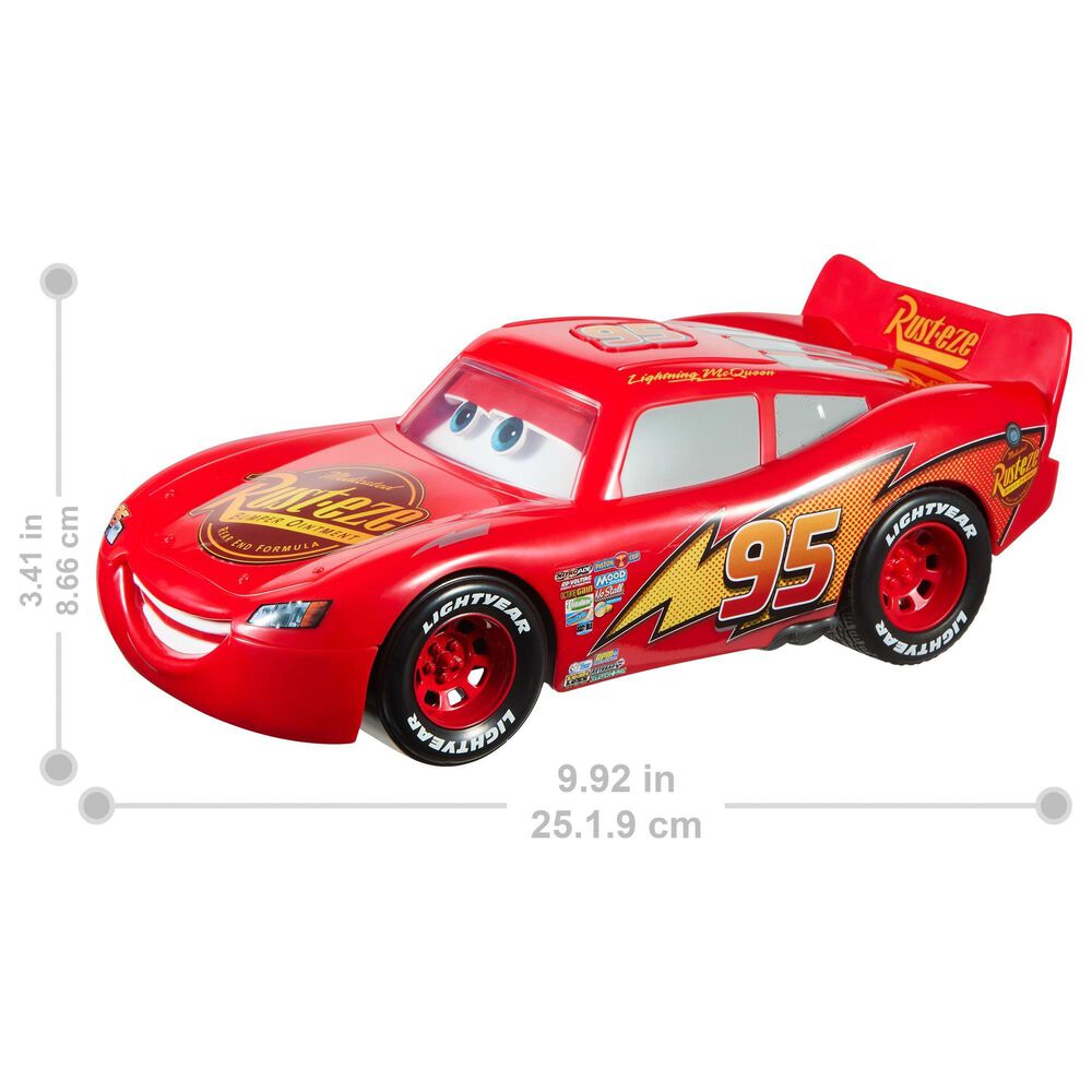 Disney Cars Lightning McQueen Toy Vehicle with Sound Effects, , large