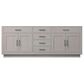 Lexora Home Abbey 84" Double Bathroom Vanity in White Oak with 2 cm White Quartz Top and Rectangular Sinks, , large