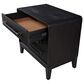 Sterling Timber Elure 3 Drawer Nightstand in Peppercorn with USB Ports, , large