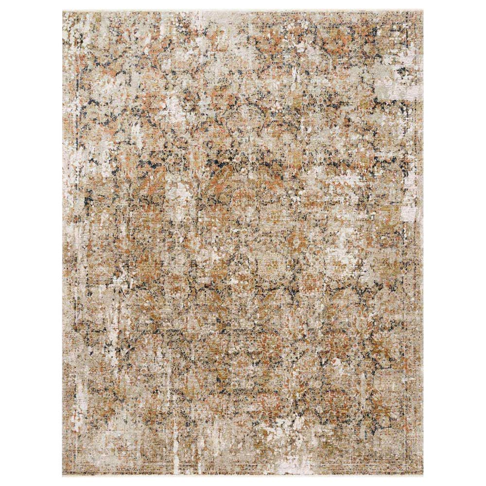 Loloi Theia THE-02 5" x 8" Taupe and Gold, , large