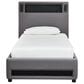 Ashley Verishaw Twin Platform Upholstered Bed in Gray, , large