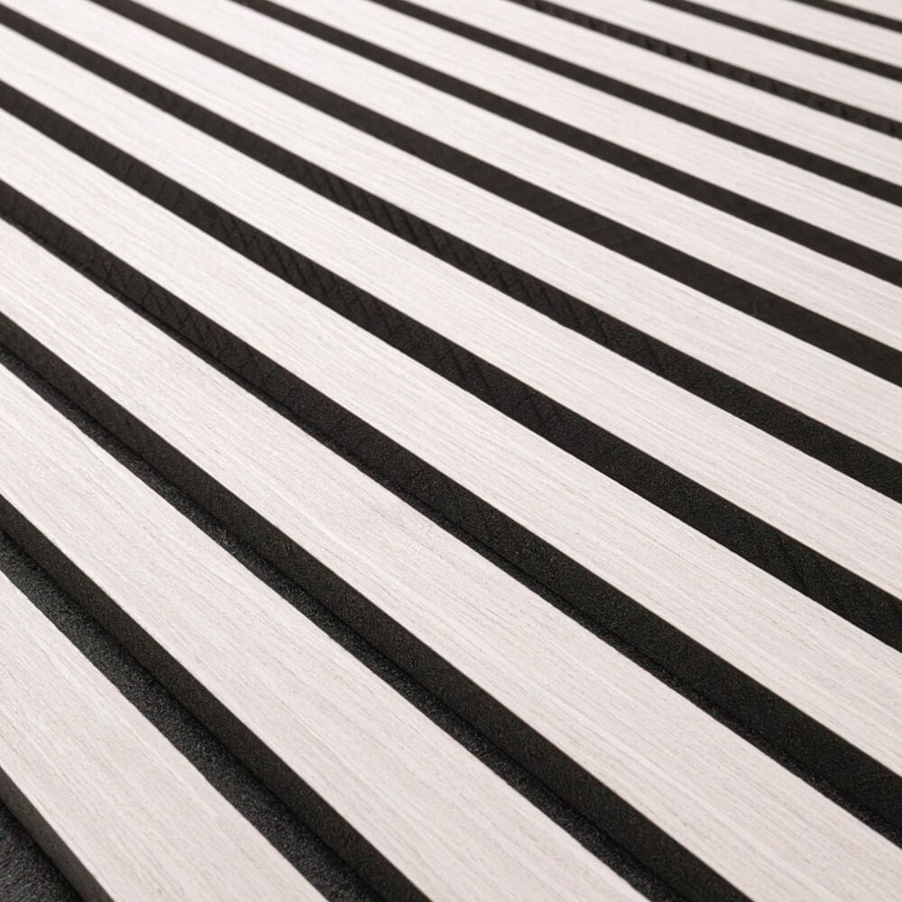 MS International Sonowood Fog 24" x 48" Acoustic Wood Slat Panels, , large