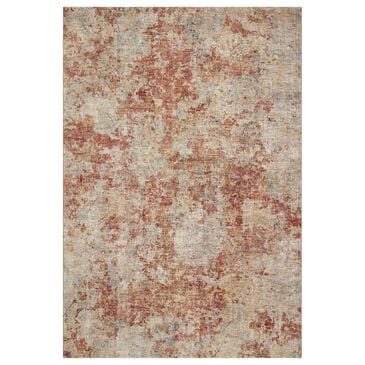Loloi Gaia 2" x 3" Taupe and Brick Area Rug, , large