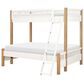 St Claire Home Margot Twin over Full Bunk Bed in Desert Oak, , large