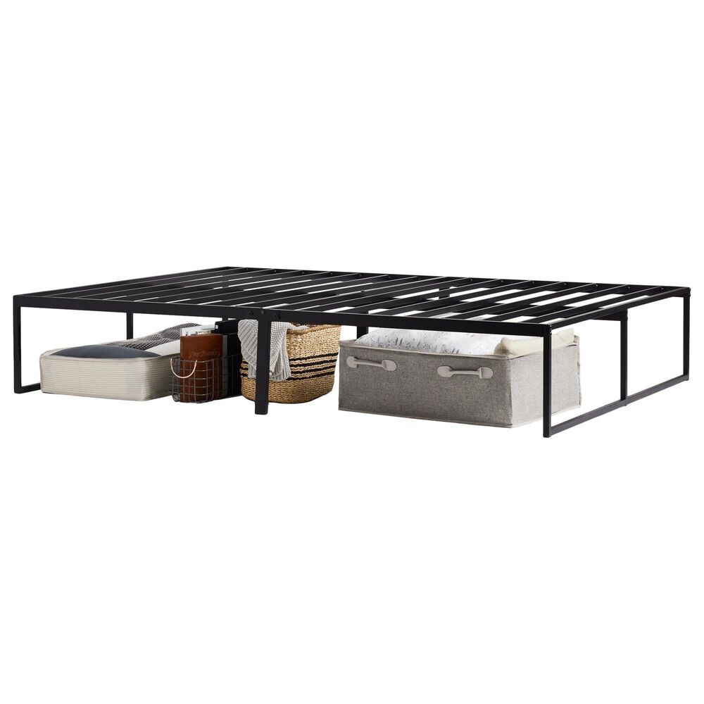 Malouf Queen Platform Bed Frame in Black NFM