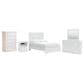 Ashley Bostwick Shoals 5-Piece Queen Panel Bedroom Set in White, , large