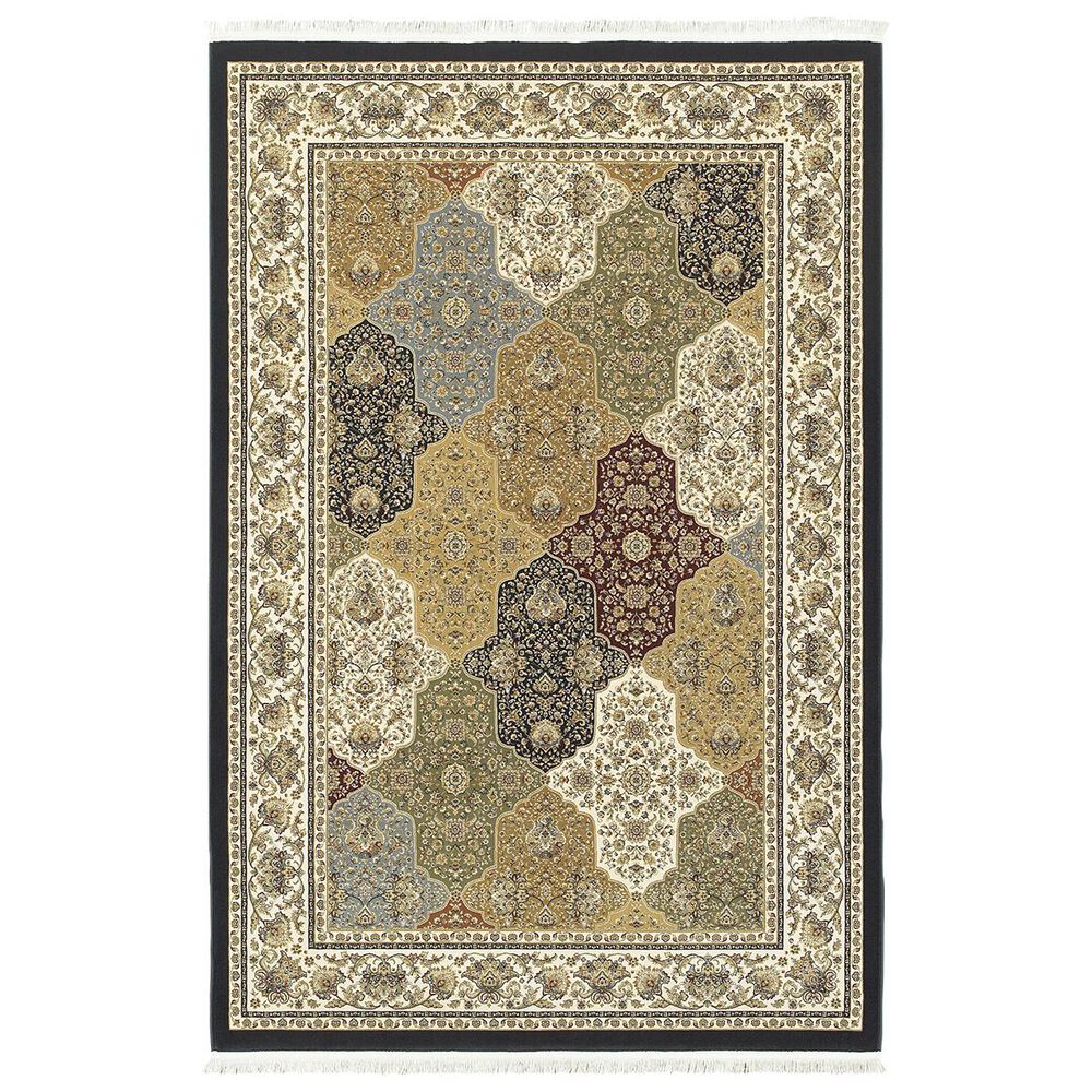 Oriental Weavers Masterpiece 1331X 9"10" x 12"10" Navy Area Rug, , large