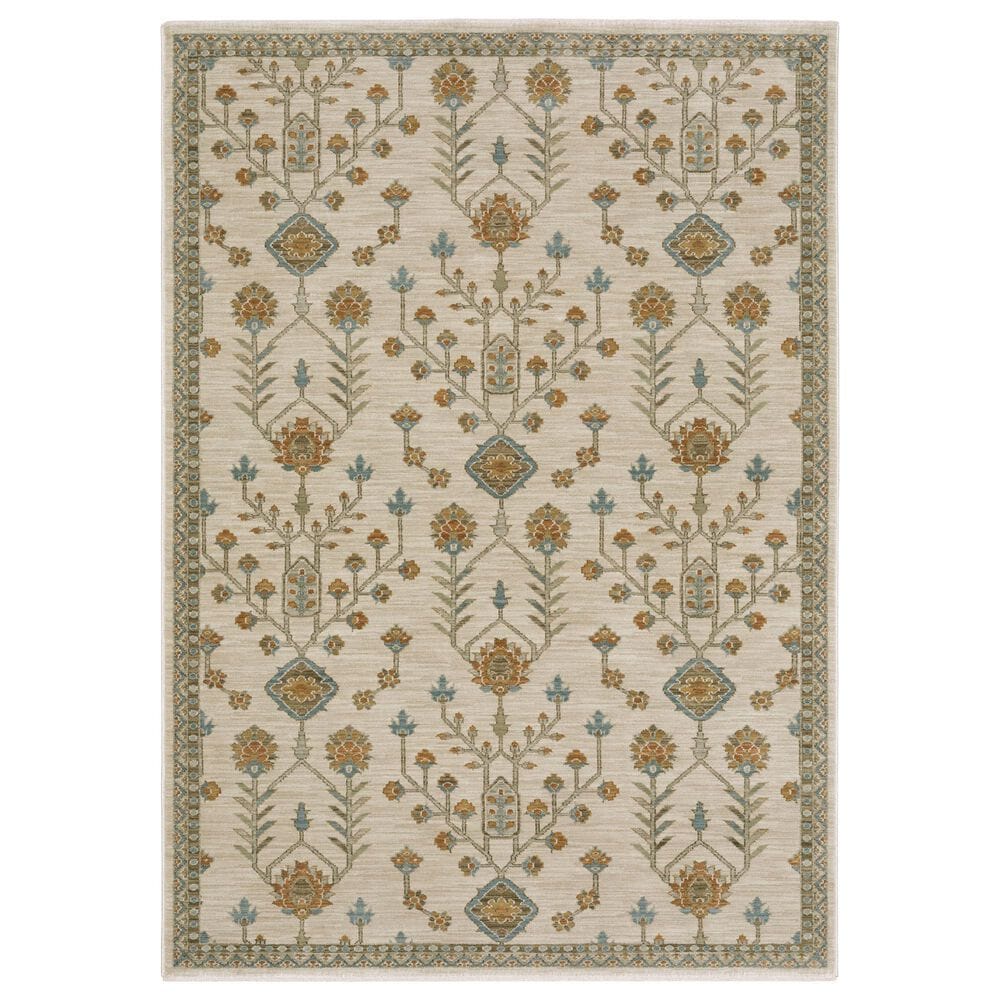 Oriental Weavers Maeve Beige and Rust 2"3" x 7"6" Runner, , large