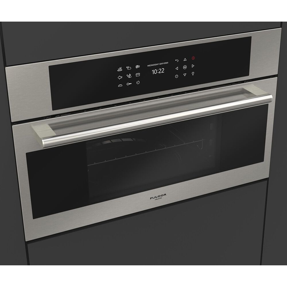 Fulgor Milano 30&quot; Combi Steam Single Wall Oven in Stainless Steel, , large