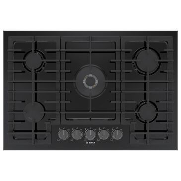 Bosch 800 Series 30" Gas Cooktop in Black, , large
