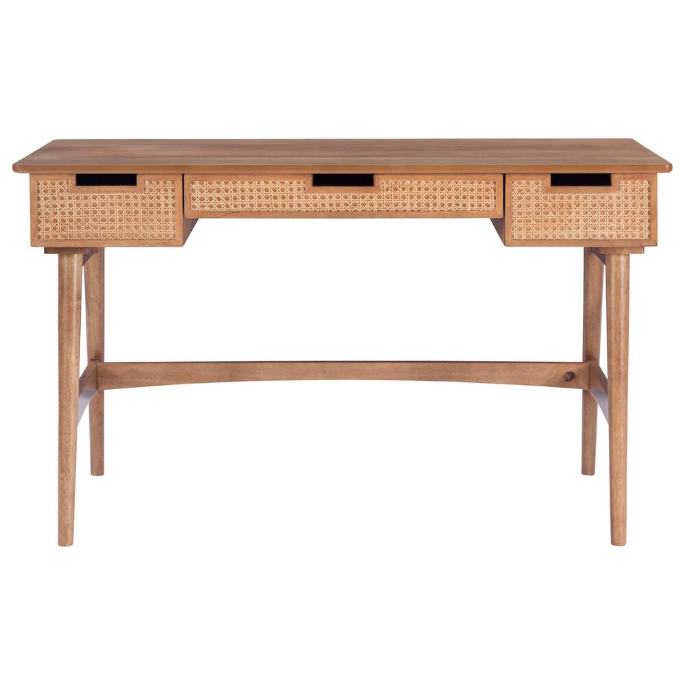 Linon Home Decor Ryker Writing Desk in Natural, , large