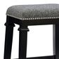Linon Home Decor Kennedy Counter Stool in Black, , large