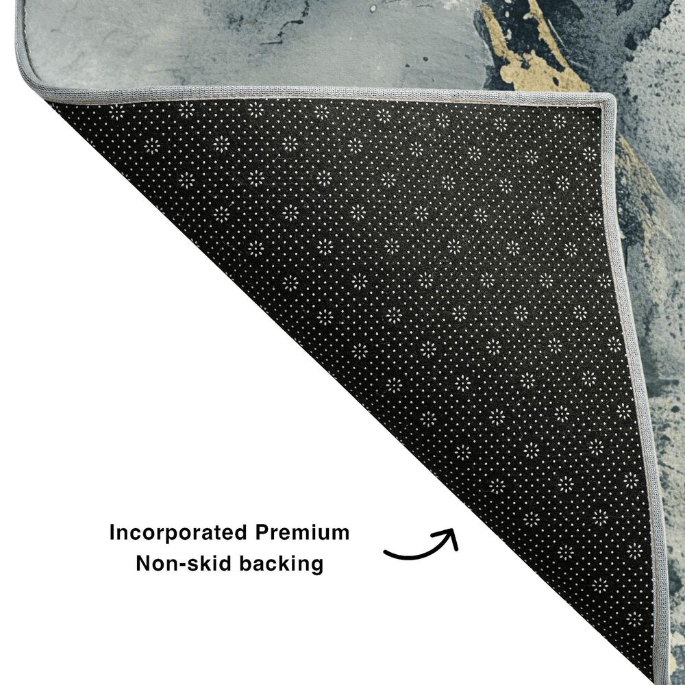 Dalyn Rug Company Odyssey OY344 Graphite 1&#39;8&quot; x 2&#39;6&quot; Area Rug, , large