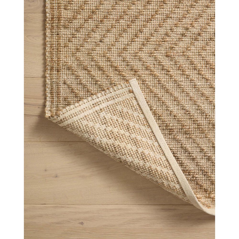 Angela Rose Colton 5&#39; x 7&#39; Natural and Ivory Area Rug, , large
