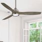 Minka-Aire Skyhawk 60" LED Ceiling Fan in Burnished Nickel, , large