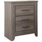 Ashley Zelen 5 Piece Queen Bedroom Set in Warm Gray, , large