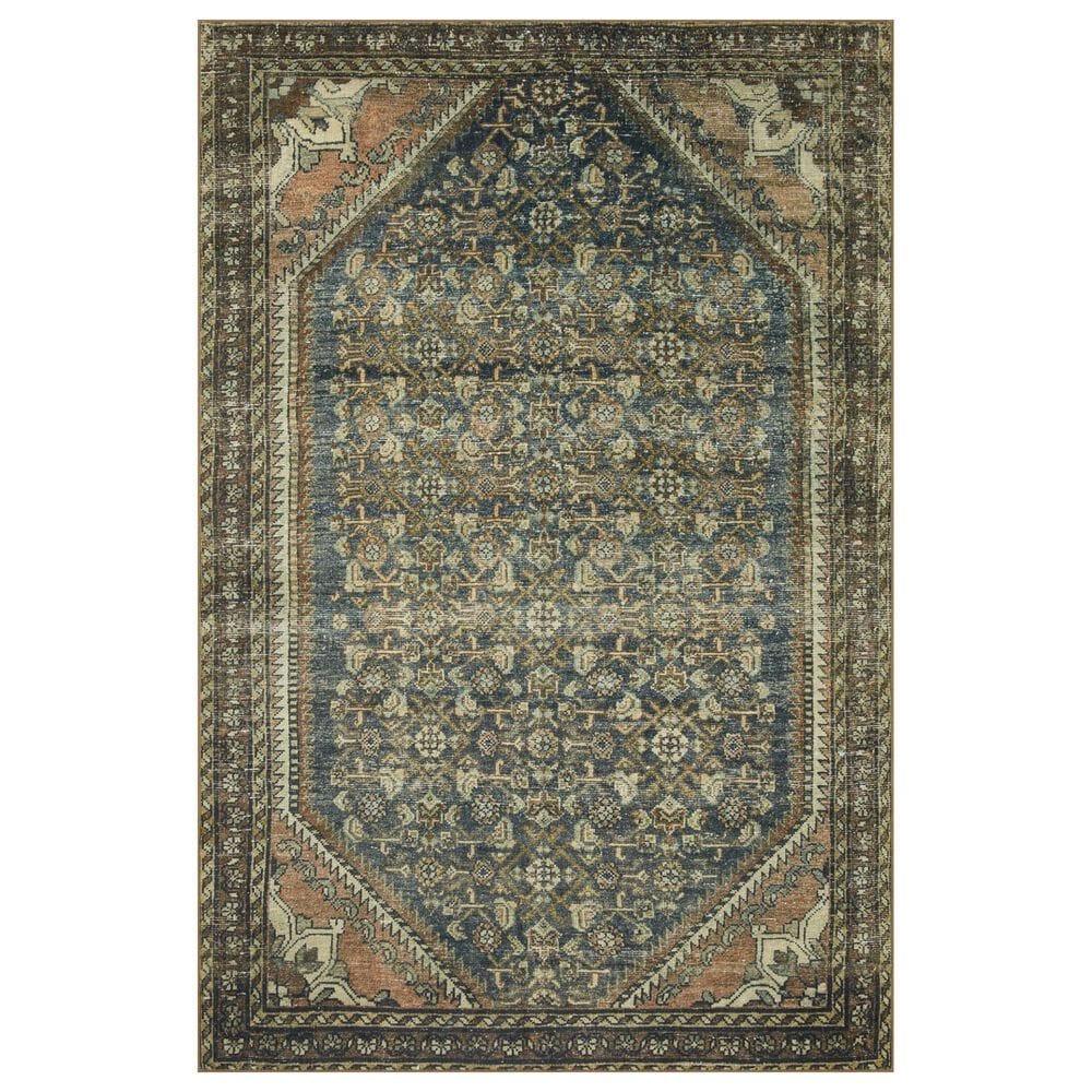 Magnolia Home Banks 8"6" x 11"6" Denim and Clay Area Rug, , large