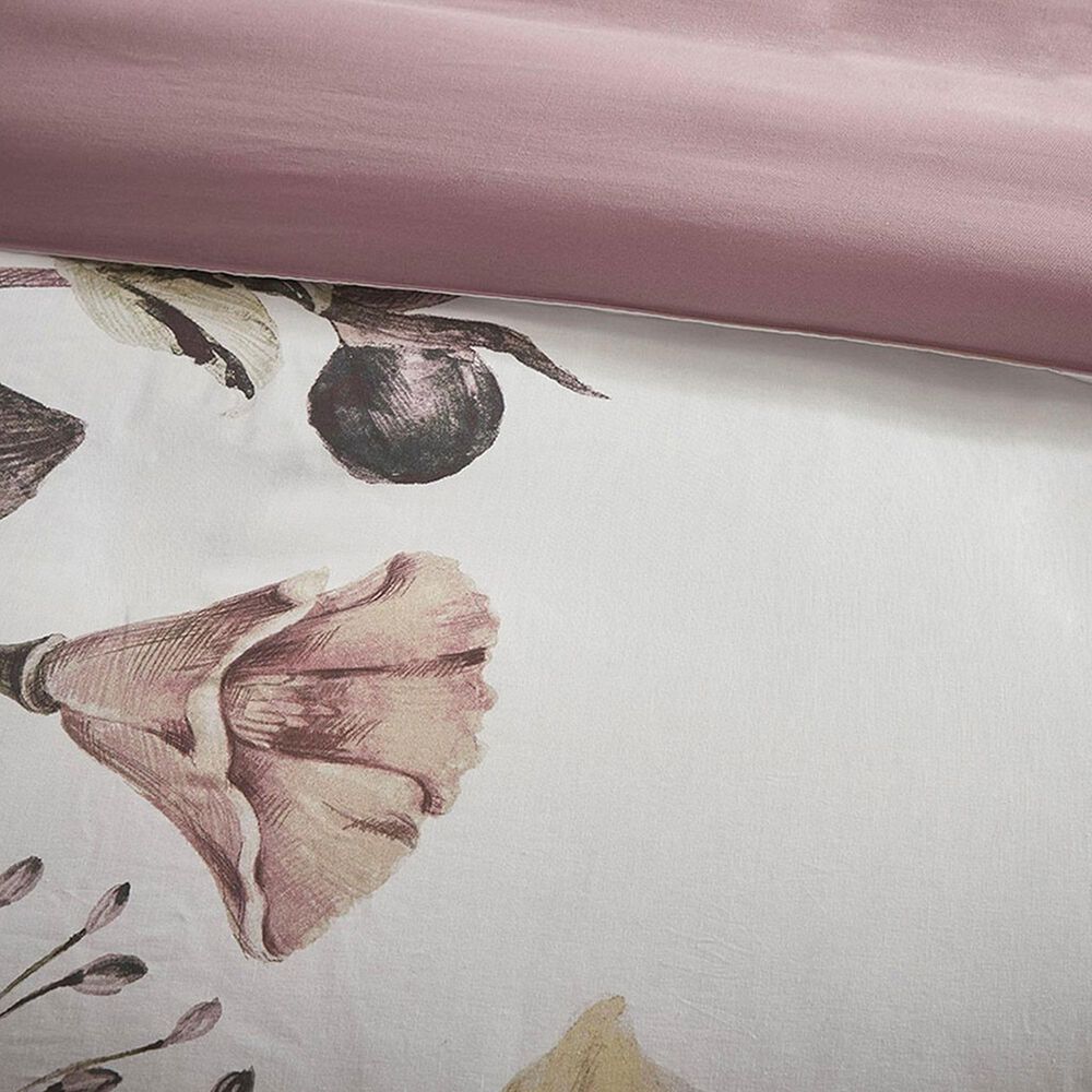 Hampton Park Cassandra 3-Piece Full/Queen Duvet Cover Set in Blush, , large