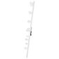 Coaster Zayan LED Lighting Floor Mirror in White Gloss (Box 1), , large