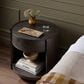 Four Hands Bode 1 Drawer Nightstand in Smoked Black, , large
