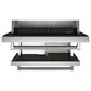 KitchenAid 24" Undercounter Double-Drawer Refrigerator Freezer in Black and Stainless Steel, , large