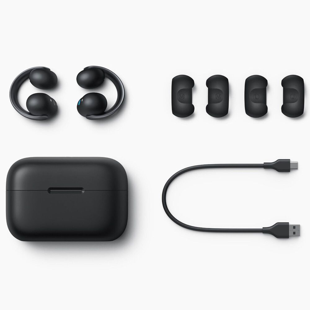 Anker AeroClip Open-Ear Clip-On Earbuds in Midnight, , large