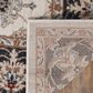 Safavieh Lyndhurst LNH332 6" x 9" Cream and Navy Area Rug, , large