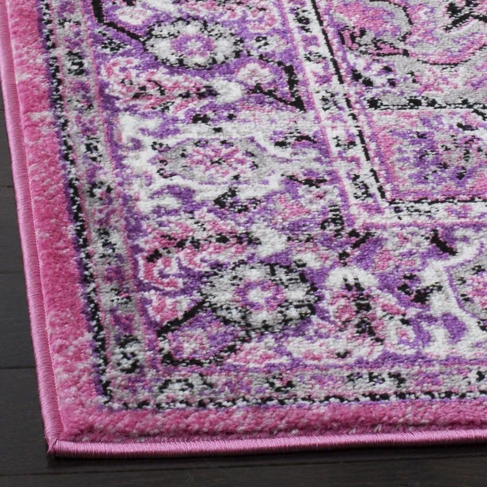 Safavieh Skyler SKY126N 5&#39;1&quot; x 7&#39;6&quot; Pink and Ivory Area Rug, , large