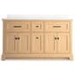 Kohler Charlemont 60" Double Bathroom Vanity in Light Oak with 3 cm White Quartz Top and Rectangular Sinks, , large