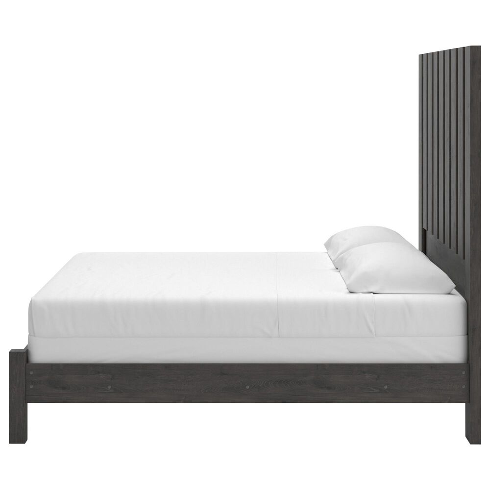 Ashley Fraluna King Panel Bed in Charcoal, , large