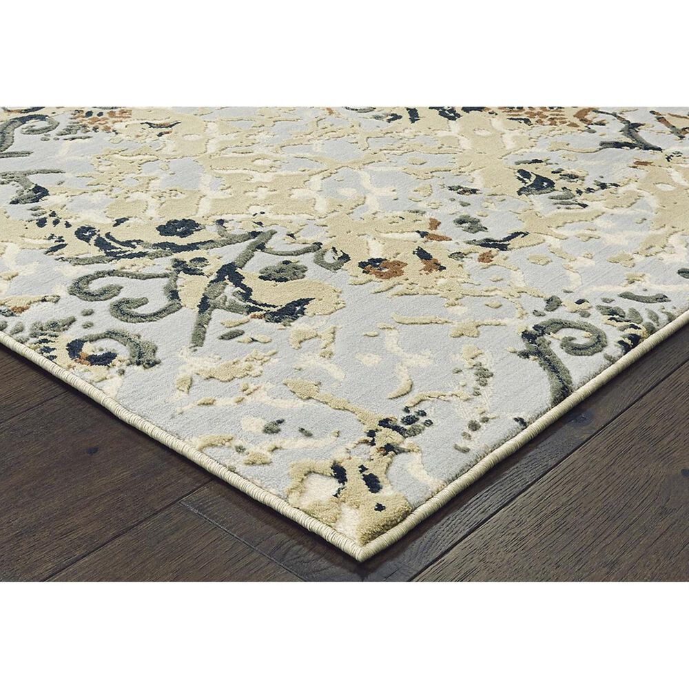 Oriental Weavers Bowen 108W 3&#39;10&quot; x 5&#39;5&quot; Gray Area Rug, , large