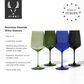True Brands Reserve Nouveau Crystal Wine Glasses in Seaside (Set of 4), , large