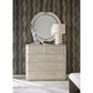Hooker Furniture Modern Mood Round Mirror in Diamond and Pewter, , large