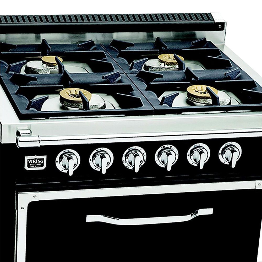Viking Range 66&quot; Freestanding Dual Fuel Range with 6 Burners in Cast Black, , large