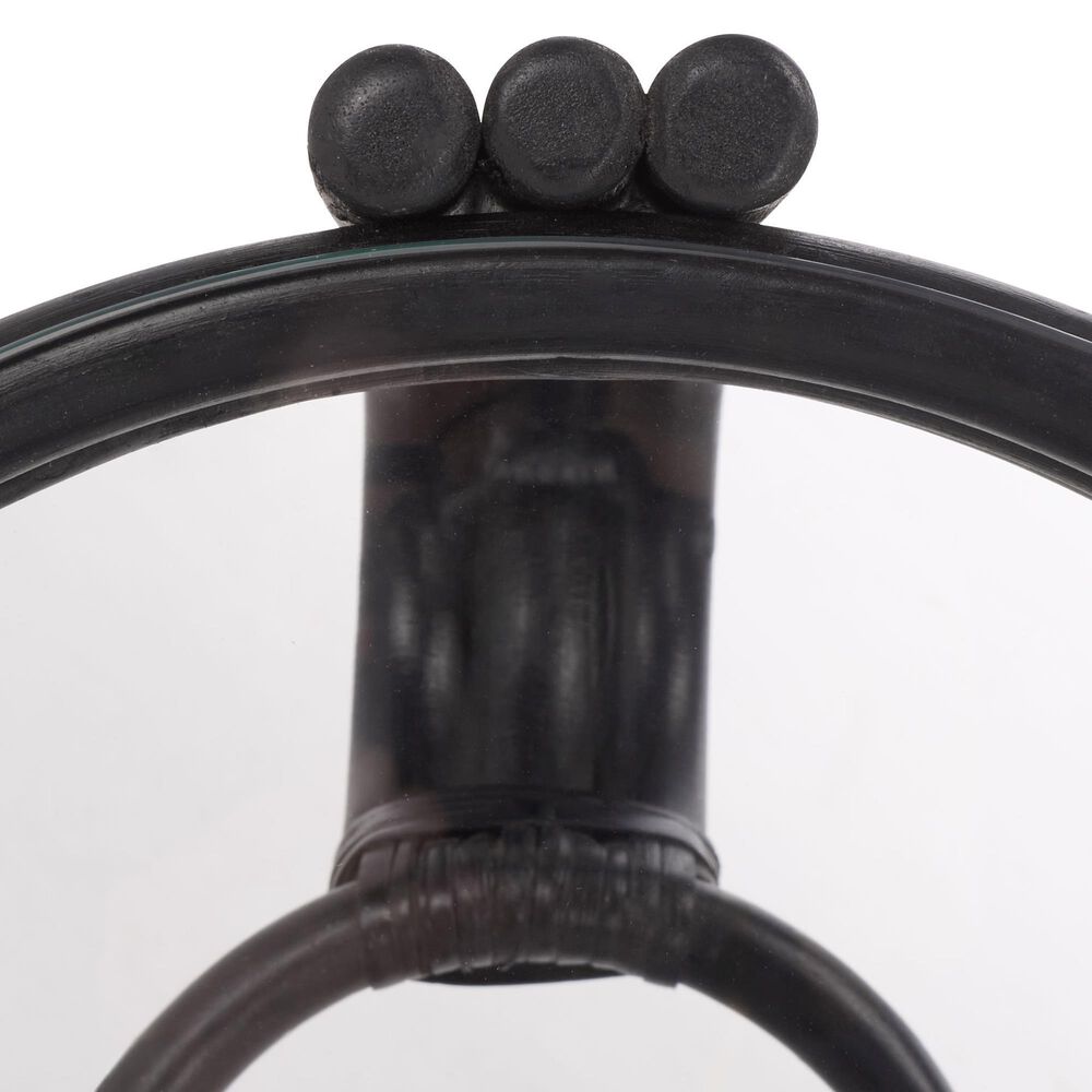 Safavieh Bilian Round Accent Table in Black, , large