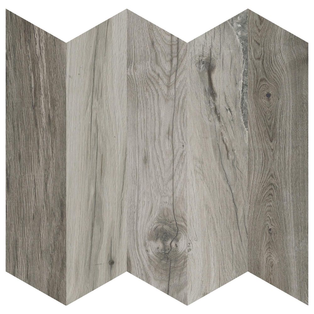 Marazzi Treverksoul Grey 4" x 21" Porcelain Tile, , large