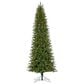 The Gerson Company 9" Pre-Lit Artificial Natural Cut Narrow Northern Spruce with White Lights in Green, , large