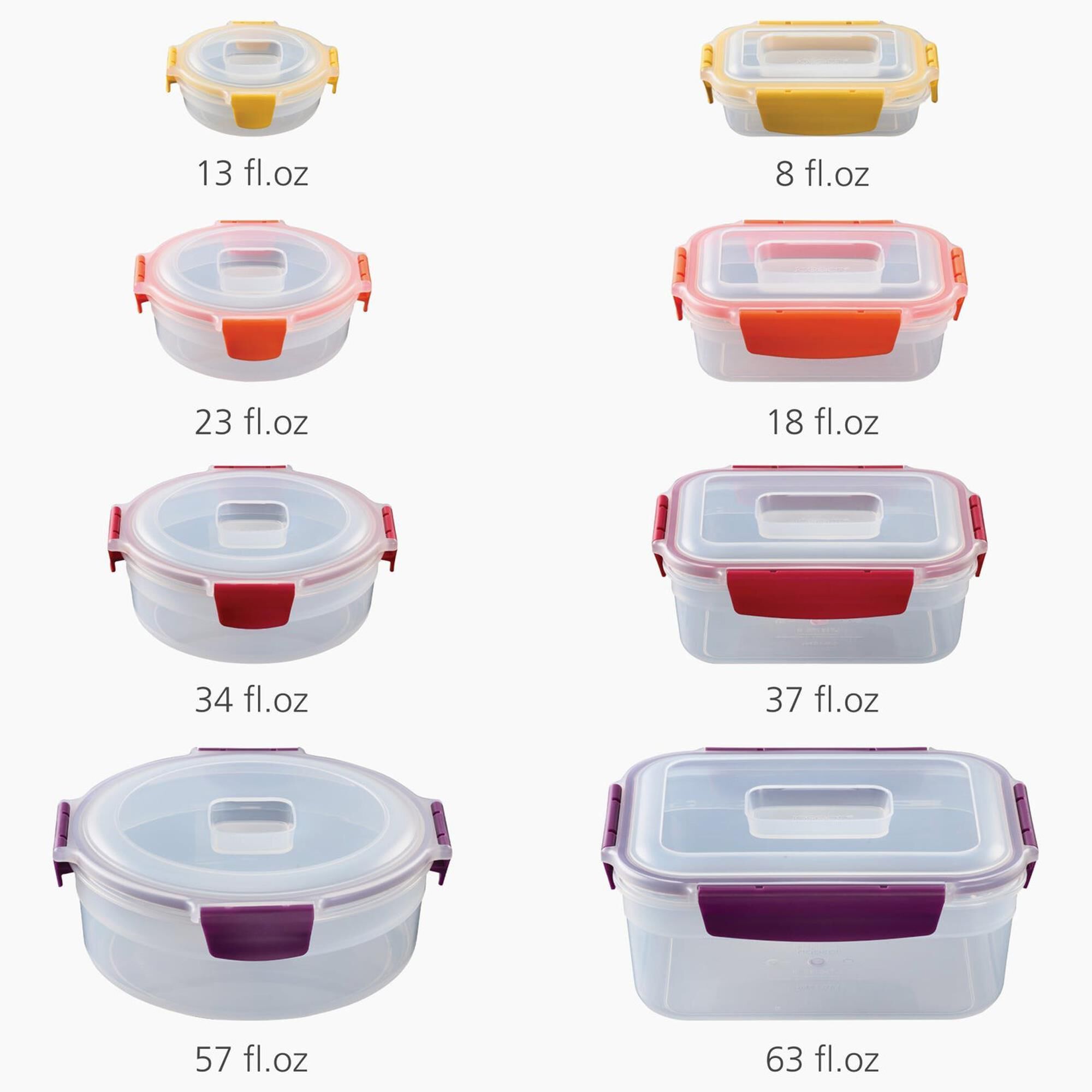 Joseph Joseph Nest Lock 16-Piece Mixed Food Container Set in