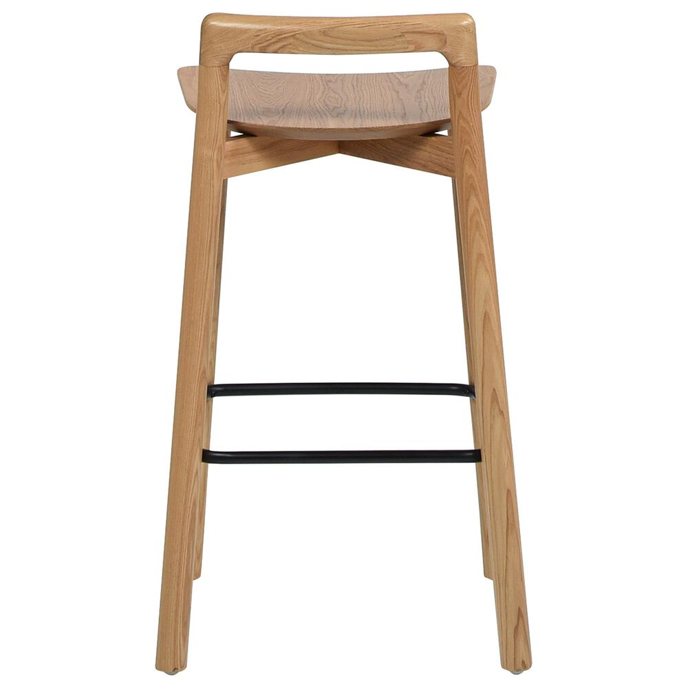 Jennifer Taylor Home Sven 26.5" Counter Stool in Natural Blonde and Black, , large