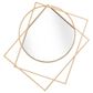 Zuo Modern Vertex Mirror in Gold, , large