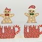 HOMLUX 2-Piece Gingerbread Man Gift Box with LED Lights in Champagne, , large