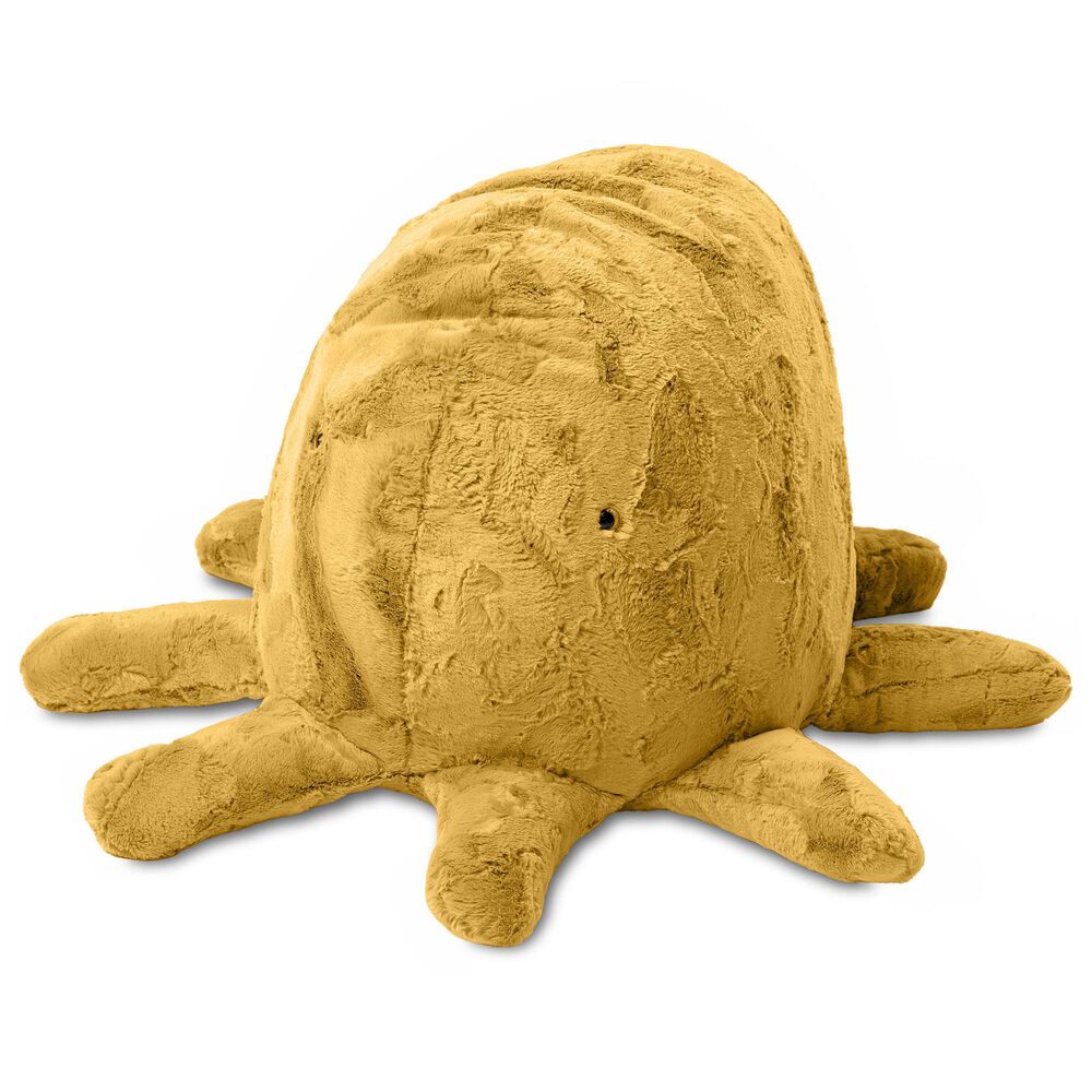Jaxx Huggy The Octopus Sea Buddy Large Kids Stuffed Animal Bean Bag in Gold, , large