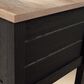 Sauder Cottage Road Double Pedestal Desk in Raven Oak and Lintel Oak, , large
